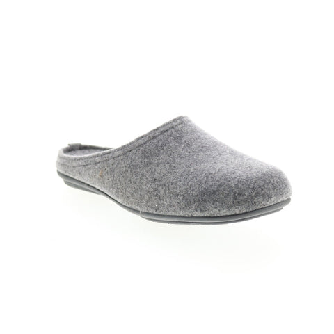 Miz Mooz Hale Womens Gray Canvas Slip On Mules Slippers Shoes