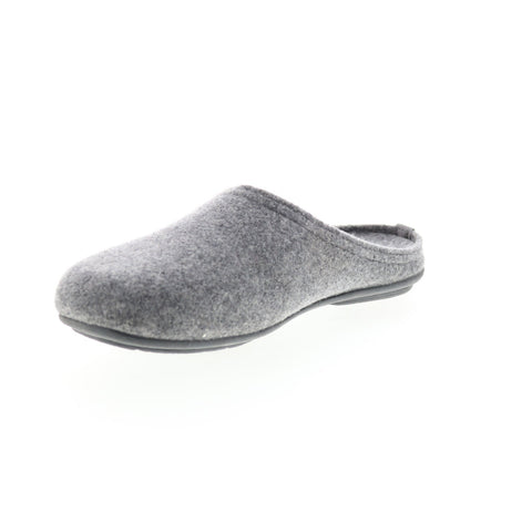 Miz Mooz Hale Womens Gray Canvas Slip On Mules Slippers Shoes