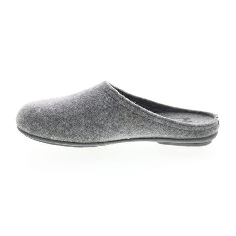 Miz Mooz Hale Womens Gray Canvas Slip On Mules Slippers Shoes