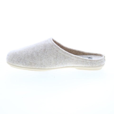 Miz Mooz Hale Womens Gray Canvas Slip On Mules Slippers Shoes