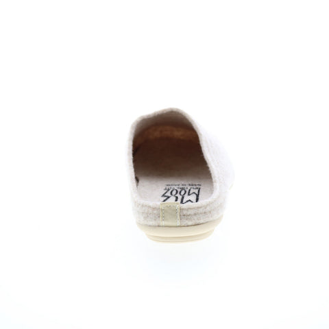 Miz Mooz Hale Womens Gray Canvas Slip On Mules Slippers Shoes