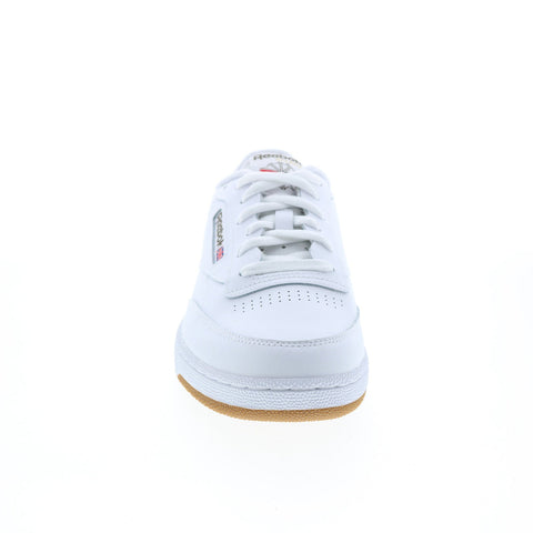 Reebok Club C 85 GY7151 Mens White Leather Lace Up Lifestyle Sneakers Shoes