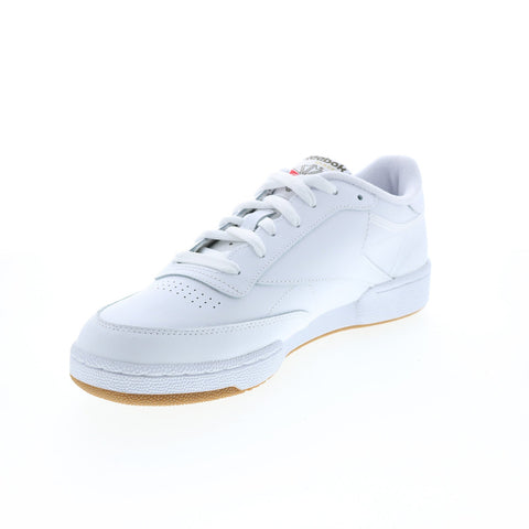 Reebok Club C 85 GY7151 Mens White Leather Lace Up Lifestyle Sneakers Shoes