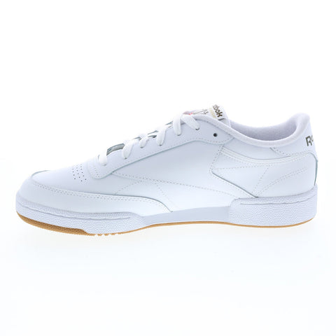 Reebok Club C 85 GY7151 Mens White Leather Lace Up Lifestyle Sneakers Shoes