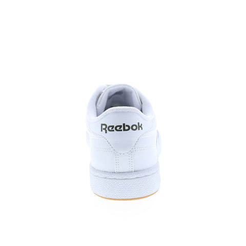 Reebok Club C 85 GY7151 Mens White Leather Lace Up Lifestyle Sneakers Shoes
