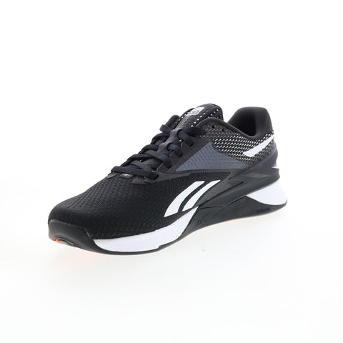 Reebok Nano X3 HP6042 Mens Black Synthetic Athletic Cross Training Shoes