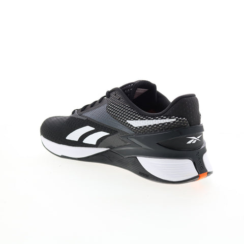 Reebok Nano X3 HP6042 Mens Black Synthetic Athletic Cross Training Shoes