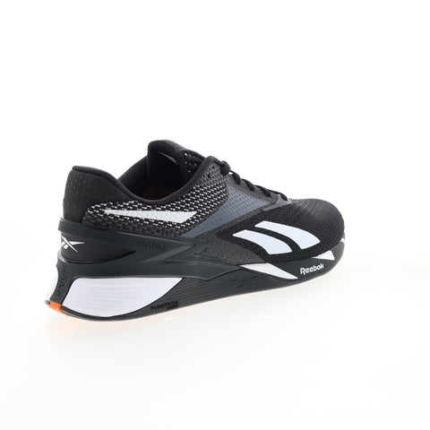 Reebok Nano X3 HP6042 Mens Black Synthetic Athletic Cross Training Shoes