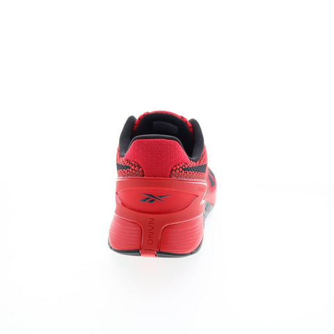 Reebok Nano X3 HP6043 Mens Red Synthetic Athletic Cross Training Shoes