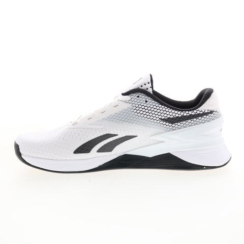 Reebok Nano X3 HP6049 Mens White Synthetic Athletic Cross Training Shoes