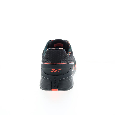 Reebok Nano X3 HP6075 Mens Black Canvas Athletic Cross Training Shoes