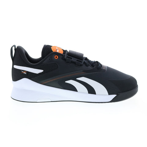 Reebok Lifter PR III HP9239 Mens Black Canvas Athletic Weightlifting Shoes