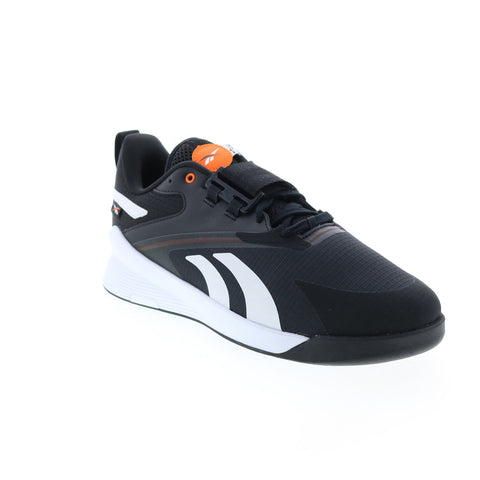 Reebok Lifter PR III HP9239 Mens Black Canvas Athletic Weightlifting Shoes