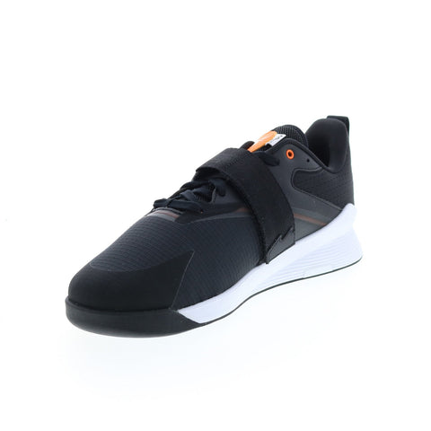 Reebok Lifter PR III HP9239 Mens Black Canvas Athletic Weightlifting Shoes