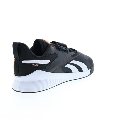 Reebok Lifter PR III HP9239 Mens Black Canvas Athletic Weightlifting Shoes