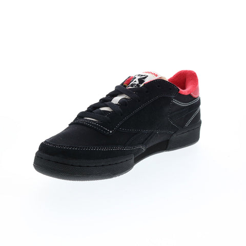 Reebok Club C Revenge HQ4144 Mens Black Suede Lifestyle Sneakers Shoes