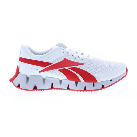Reebok Zig Dynamica 2.0 HQ5889 Mens Gray Canvas Athletic Running Shoes