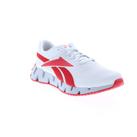 Reebok Zig Dynamica 2.0 HQ5889 Mens Gray Canvas Athletic Running Shoes
