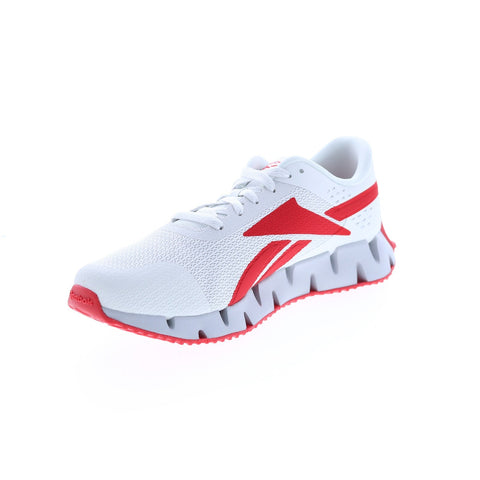 Reebok Zig Dynamica 2.0 HQ5889 Mens Gray Canvas Athletic Running Shoes