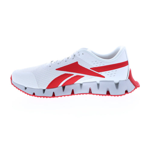 Reebok Zig Dynamica 2.0 HQ5889 Mens Gray Canvas Athletic Running Shoes