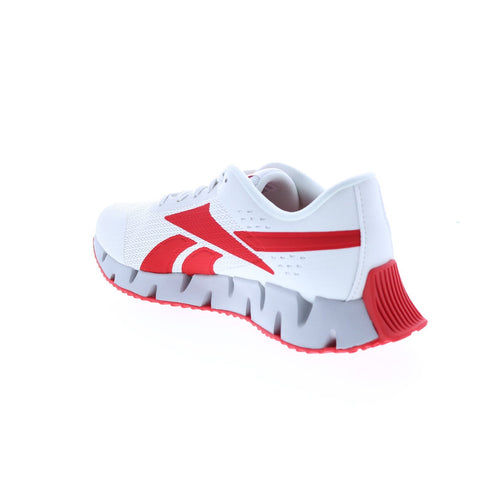 Reebok Zig Dynamica 2.0 HQ5889 Mens Gray Canvas Athletic Running Shoes
