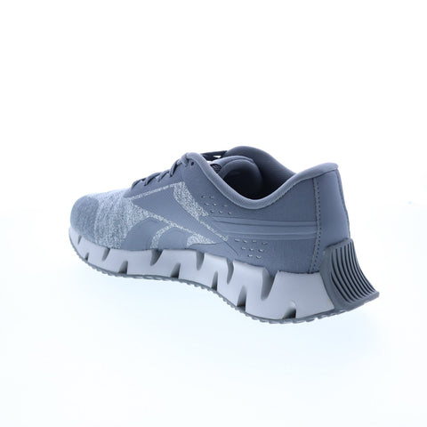 Reebok Zig Dynamica 2.0 HQ5896 Mens Gray Canvas Athletic Running Shoes