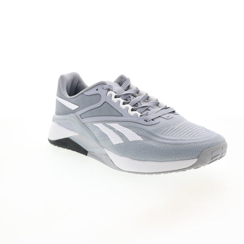 Reebok Nano X2 HQ6307 Mens Gray Canvas Athletic Cross Training Shoes