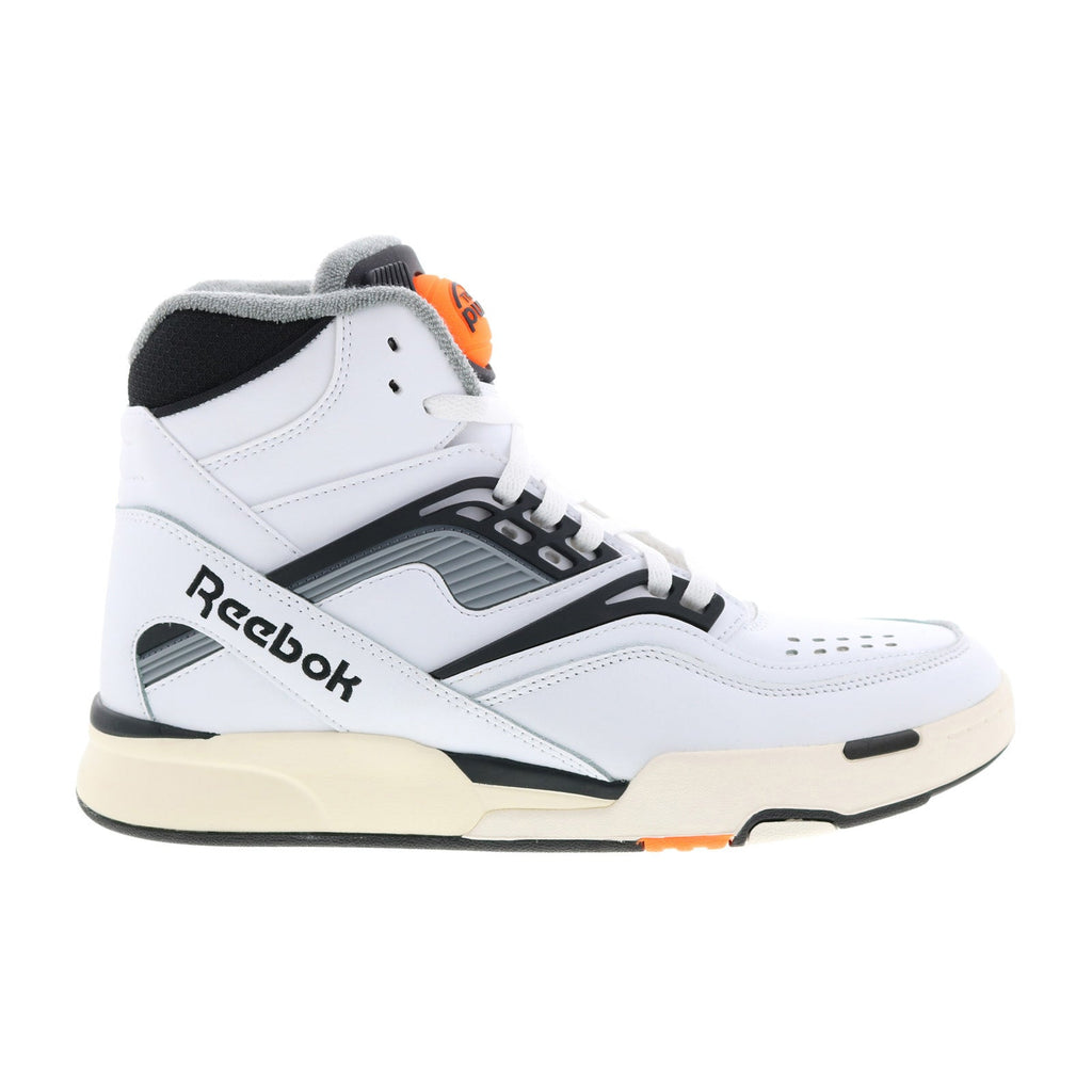 Reebok Pump TZ Mens White Leather Lace Up Lifestyle Sneakers Shoes ...