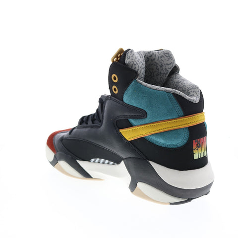 Reebok Shaq Attaq X Street Fighter Mens Black Athletic Basketball Shoes