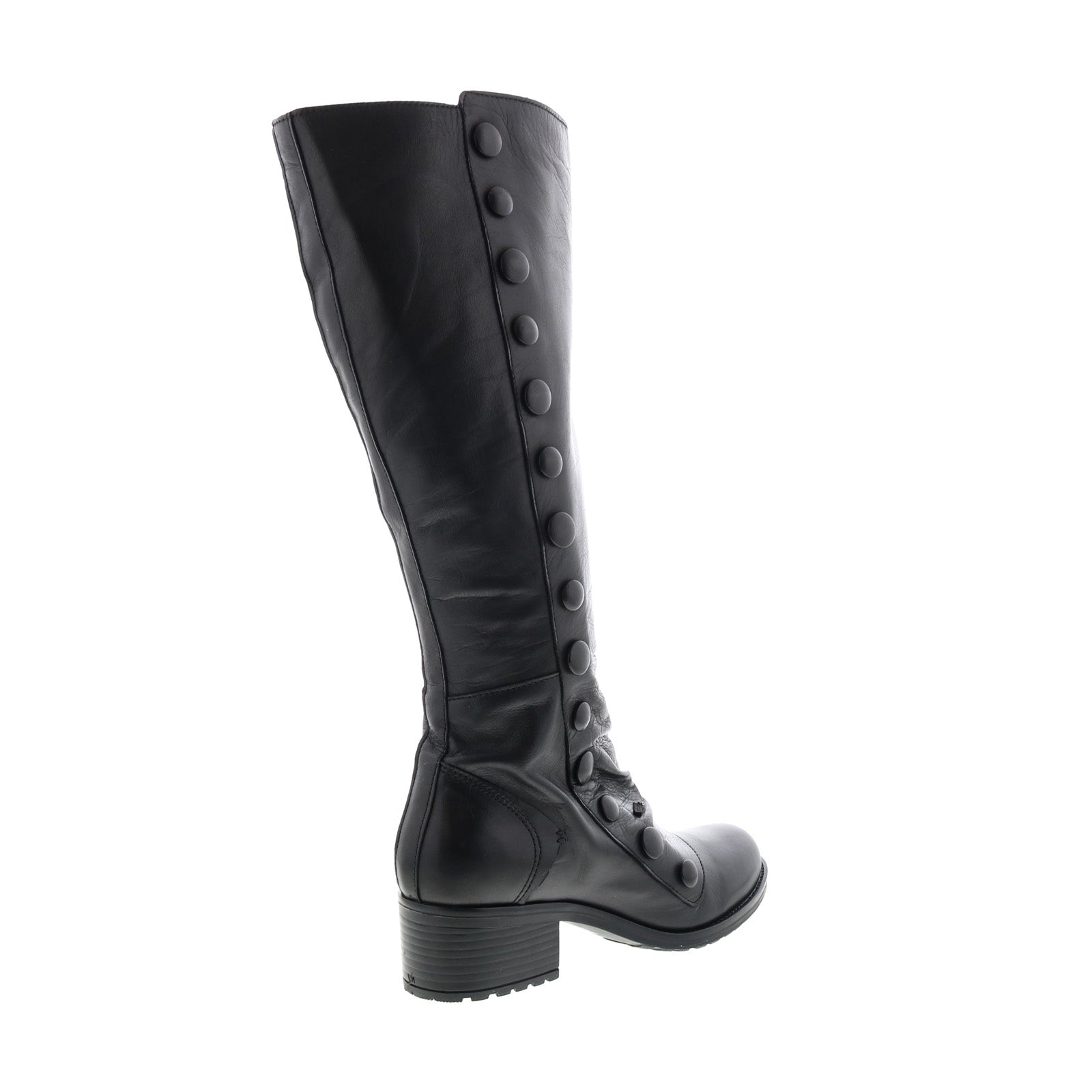 Miz Mooz Jovial IB 21618 Womens Black Leather Zipper Knee High