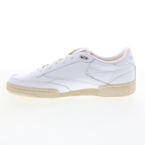 Reebok Club C 85 Vintage ID9263 Mens White Leather Lifestyle Sneakers Shoes