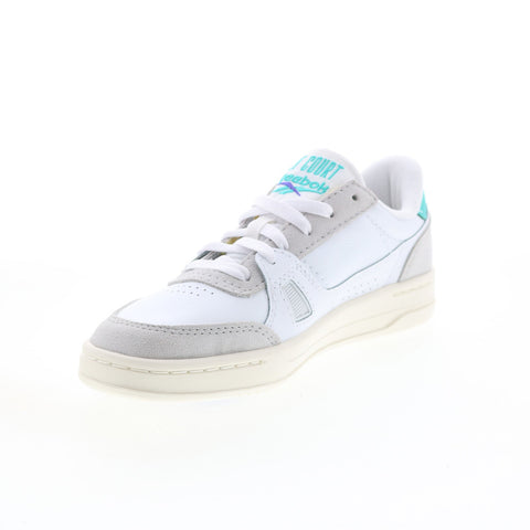 Reebok LT Court IE9386 Mens White Leather Lace Up Lifestyle Sneakers Shoes