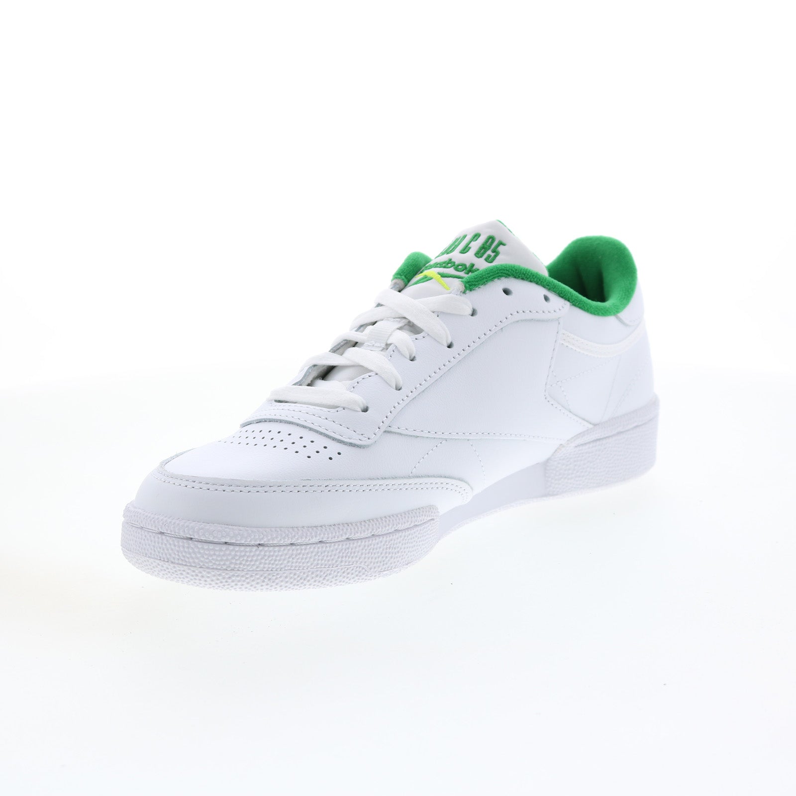 Reebok Club C 85 IE9387 Mens White Leather Lace Up Lifestyle Sneakers ...