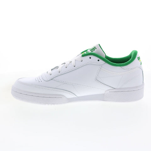 Reebok Club C 85 IE9387 Mens White Leather Lace Up Lifestyle Sneakers Shoes