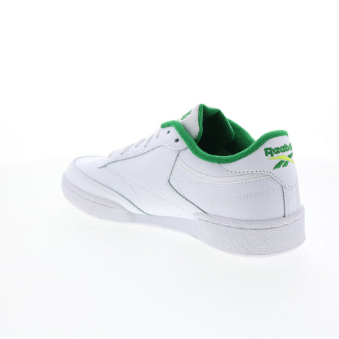 Reebok Club C 85 IE9387 Mens White Leather Lace Up Lifestyle Sneakers Shoes