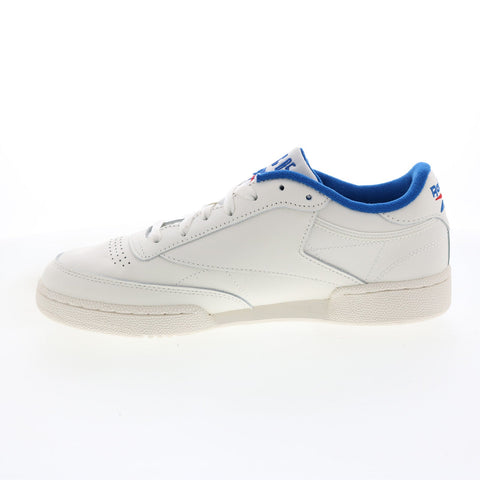 Reebok Club C 85 IE9388 Mens Beige Leather Lace Up Lifestyle Sneakers Shoes
