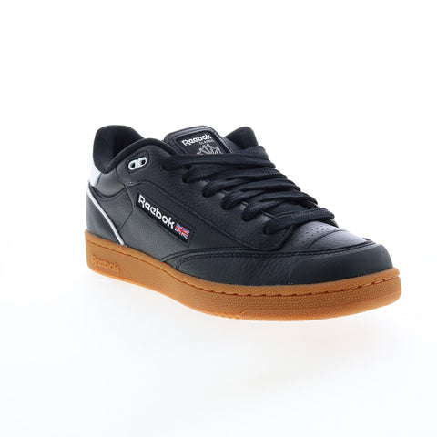 Reebok Club C Bulc IF5070 Mens Black Leather Lifestyle Sneakers Shoes