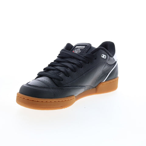 Reebok Club C Bulc IF5070 Mens Black Leather Lifestyle Sneakers Shoes