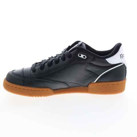 Reebok Club C Bulc IF5070 Mens Black Leather Lifestyle Sneakers Shoes