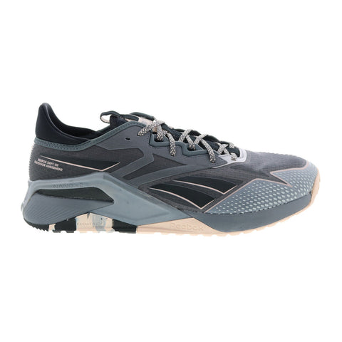 Reebok Nano X2 TR Adventure Mens Gray Canvas Athletic Cross Training Shoes