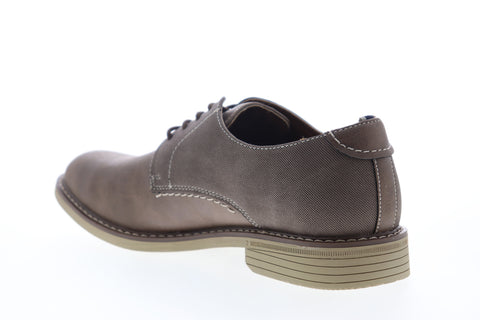 Izod Imperial 630220 Mens Brown Leather Low Top Lace Up Plain Toe Oxfords Shoes