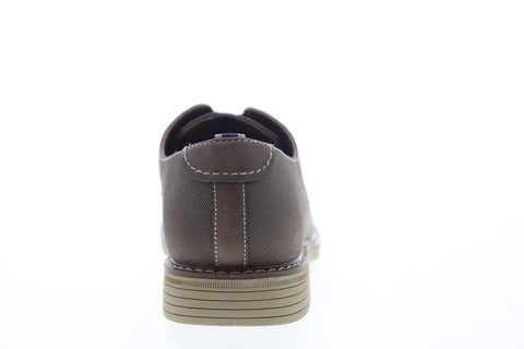 Izod Imperial 630220 Mens Brown Leather Low Top Lace Up Plain Toe Oxfords Shoes