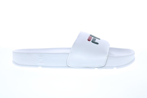 Fila Drifter 1VS10000-157 Mens White Slip On Slides Sandals Shoes