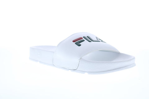 Fila Drifter 1VS10000-157 Mens White Slip On Slides Sandals Shoes