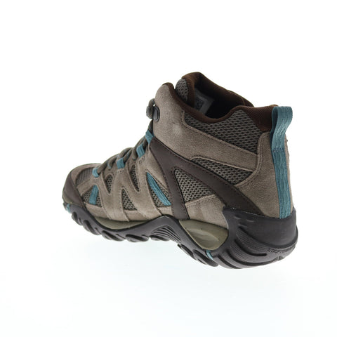 Merrell Deverta 2 Mid Waterproof J034744 Womens Gray Suede Hiking Boots