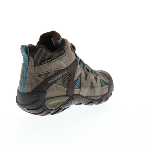 Merrell Deverta 2 Mid Waterproof J034744 Womens Gray Suede Hiking Boots