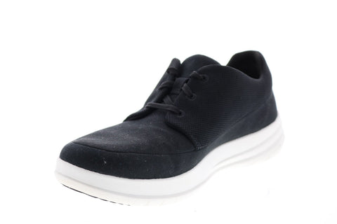 Fitflop Sporty-Pop J45-001-090 Mens Black Canvas Lifestyle Sneakers Shoes
