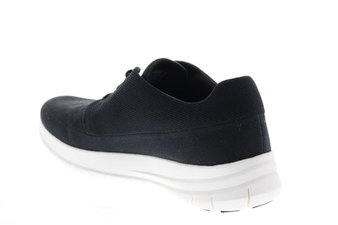 Fitflop Sporty-Pop J45-001-090 Mens Black Canvas Lifestyle Sneakers Shoes