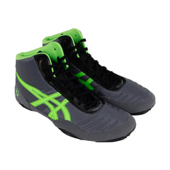 Asics Jb Elite V2.0 J501N-7706 Mens Gray Canvas Athletic Boxing Wrestling Shoes