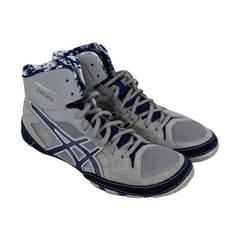 Asics Cael V7.0 J605Y-9652 Mens Gray Mesh Suede Athletic Boxing Wrestling Shoes